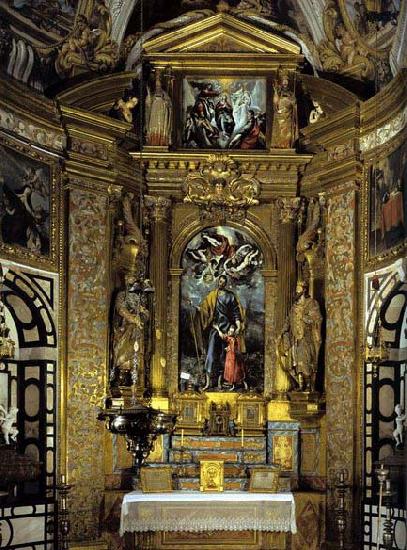 GRECO, El Altarpiece France oil painting art